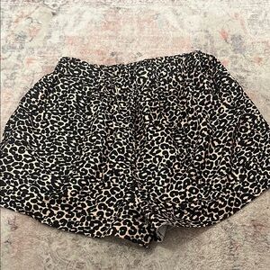 Leopard Print Women's Shorts